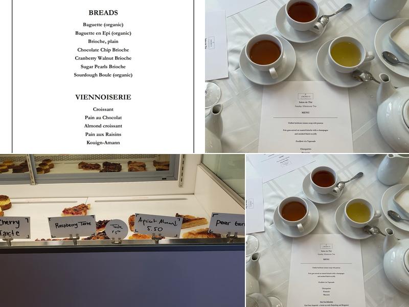 CRÉMEUX French Pâtisserie Menu