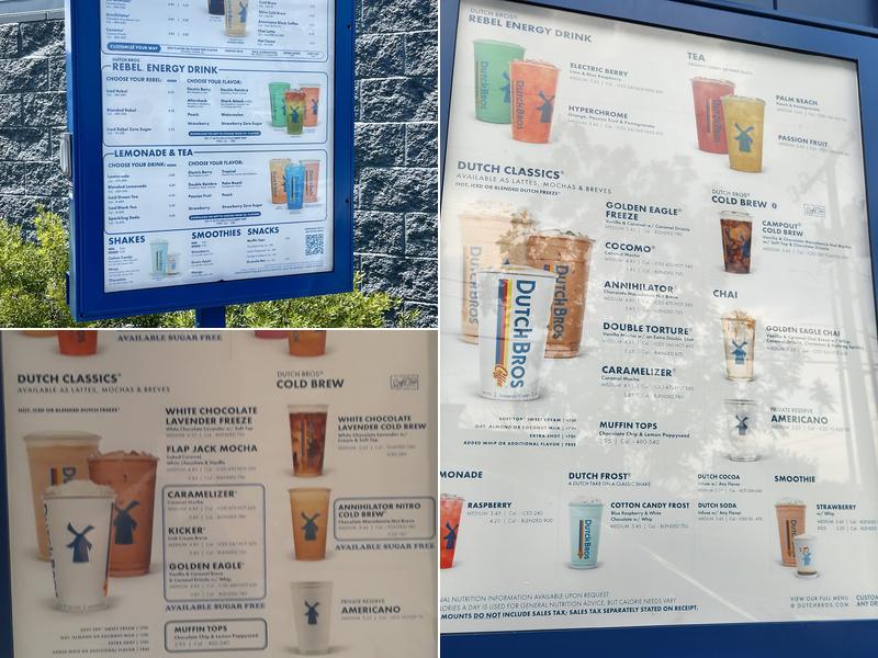Dutch Bros Coffee Menu