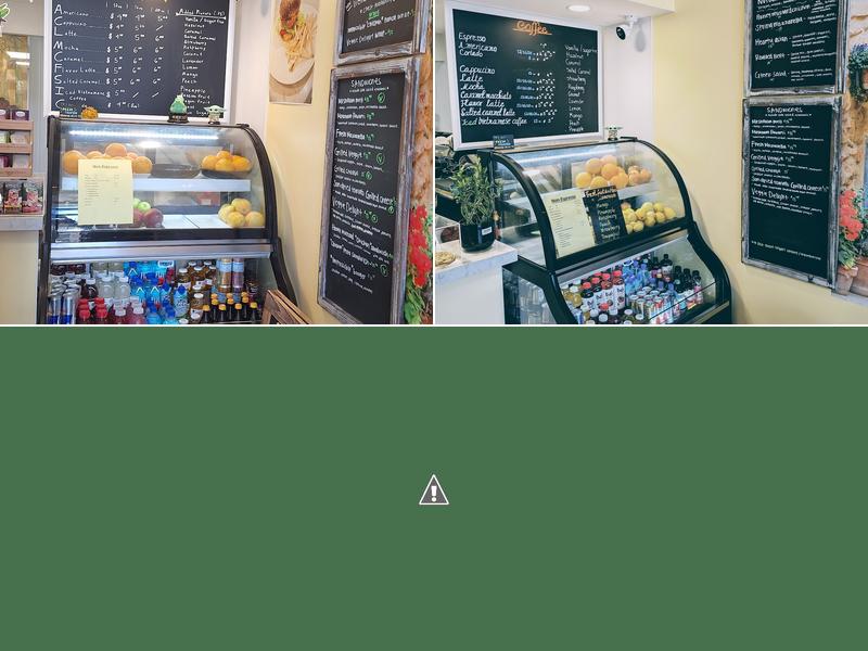 V Cafe Menu