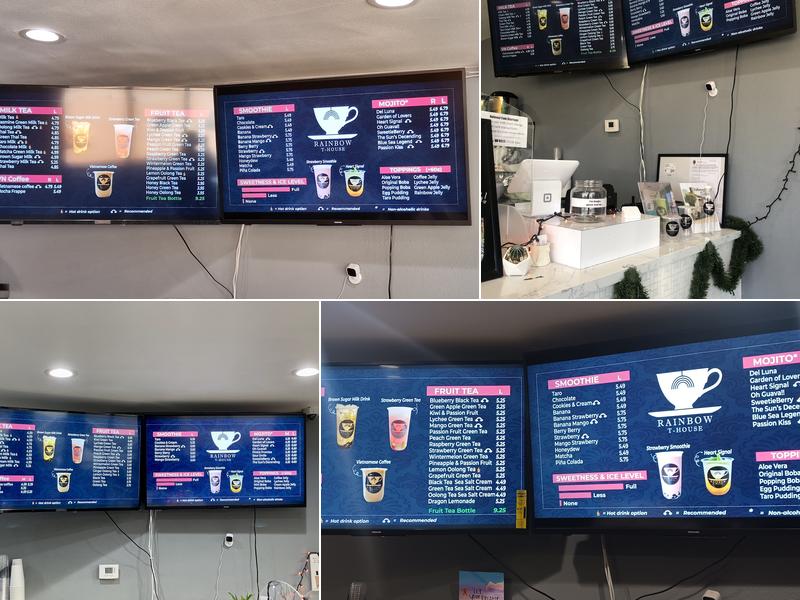 Rainbow T-House Menu