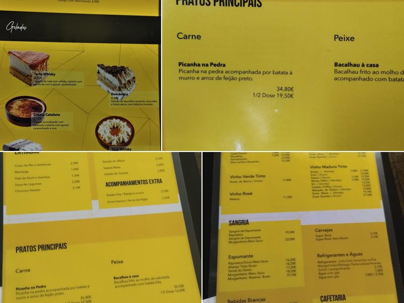 Solar das Telheiras Menu