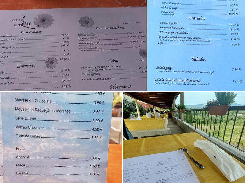 Casa Lau (Casa do Lau) Menu