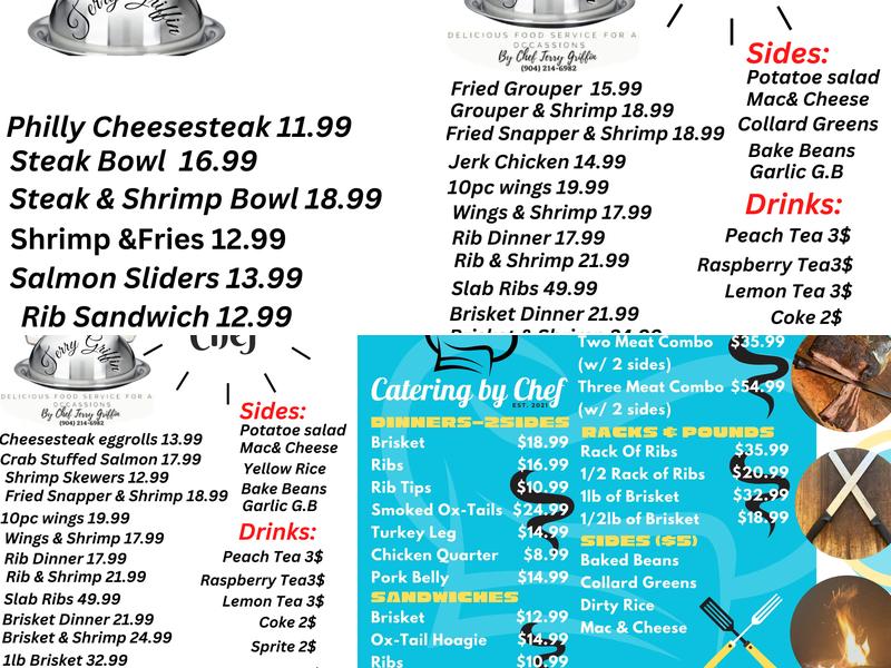 CateringByChef Menu