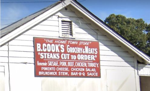 B . Cook's Grocery & Meats 'Steaks Cut to Order'