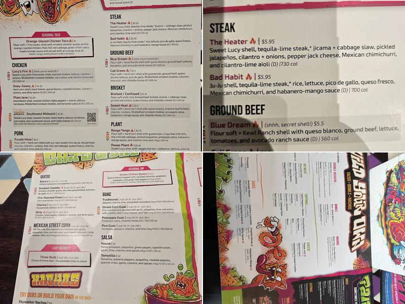 Condado Tacos Menu