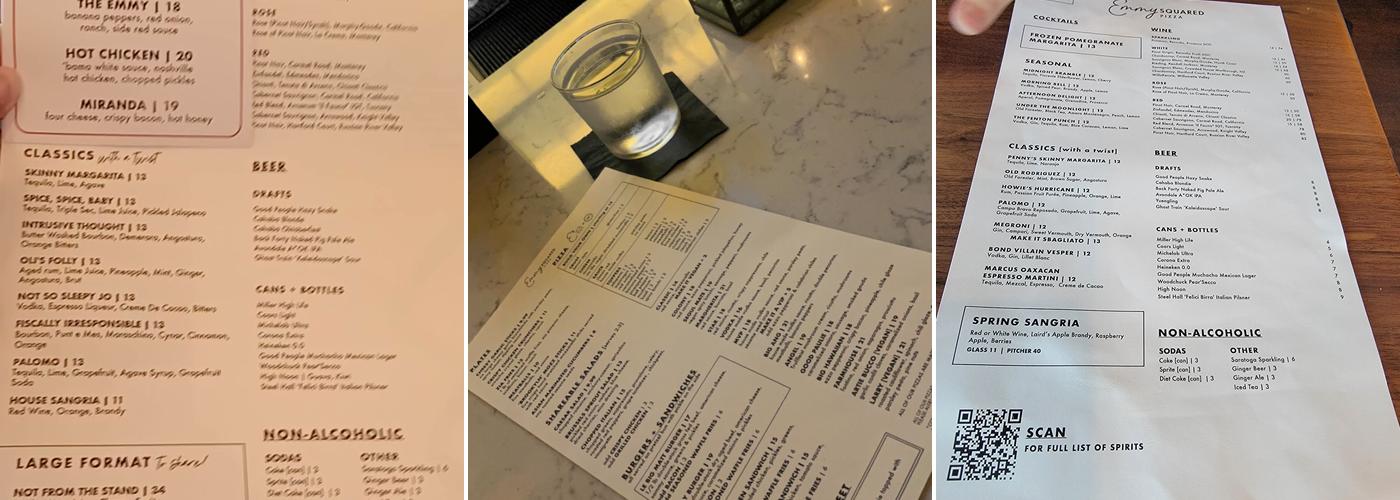 Emmy Squared Pizza: The Summit - Birmingham, Alabama Menu