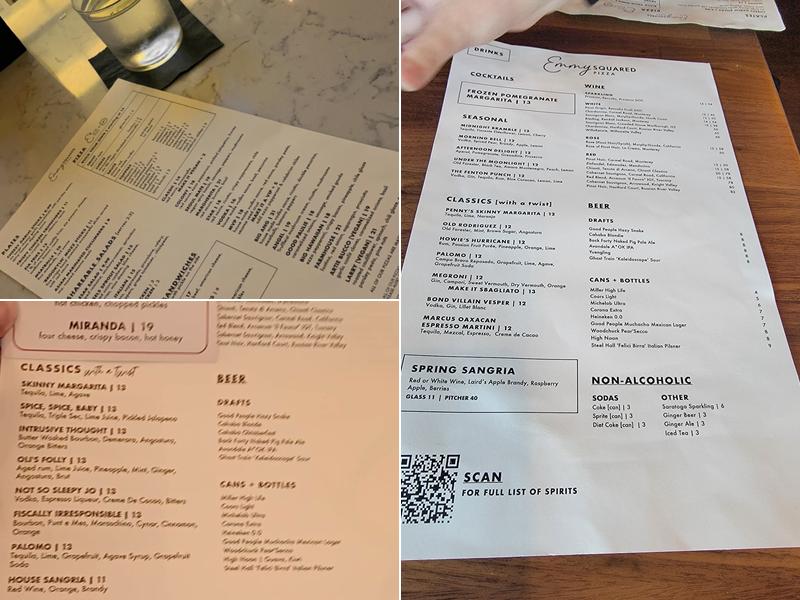 Emmy Squared Pizza: The Summit - Birmingham, Alabama Menu
