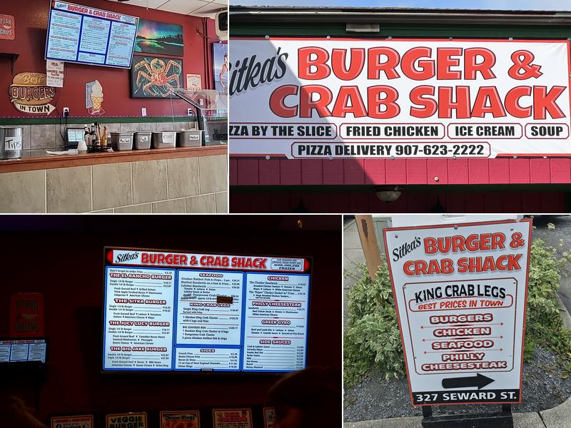 Sitka’s Burger & Crab Shack Menu