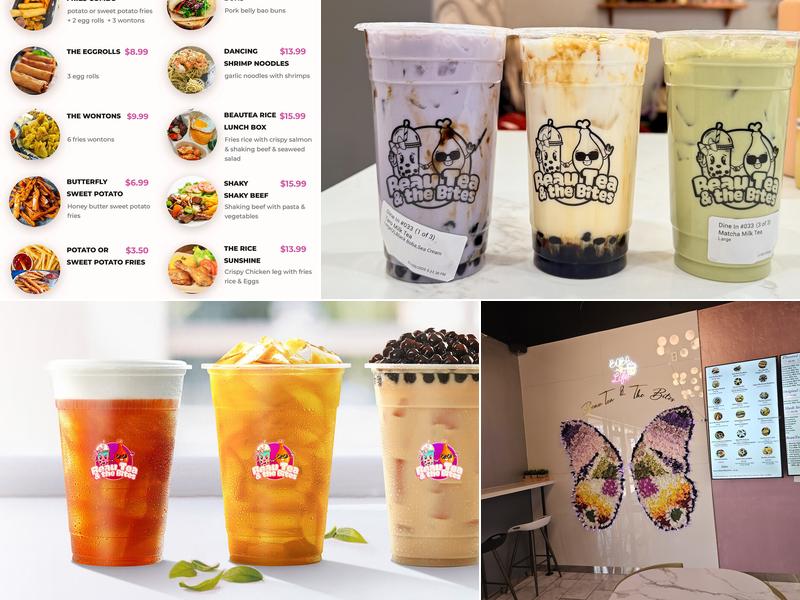 Beau Tea and The Bites Menu