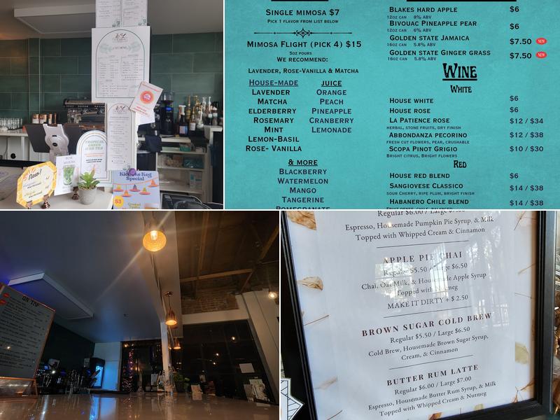 Screwbean Brewing Menu