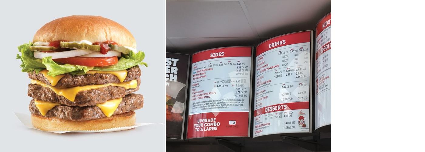 Wendy's Menu