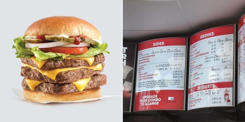 Wendy's Menu