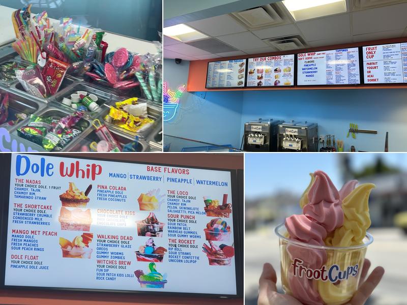 Froot Cups Menu