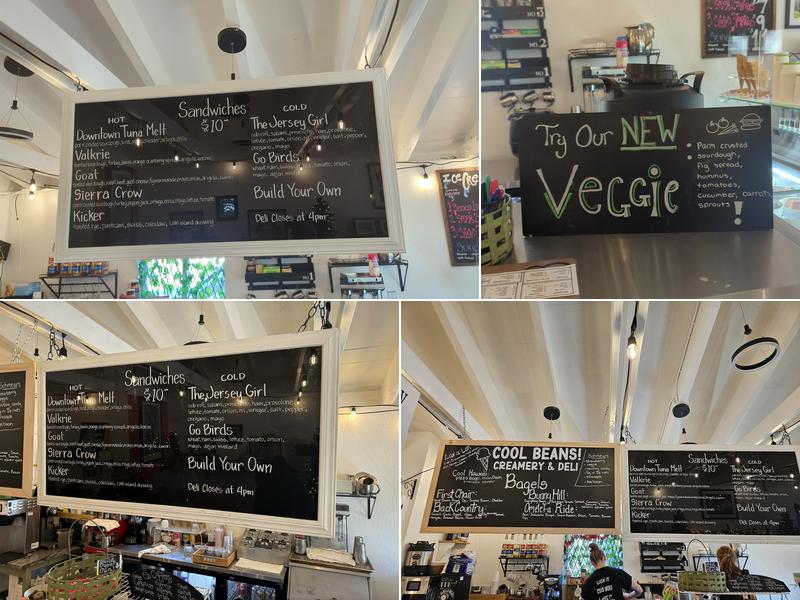 Cool Beans Creamery & Deli Menu