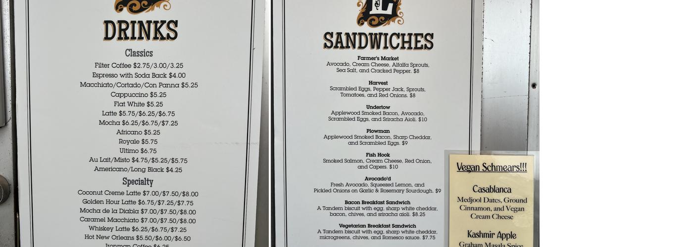 Lulu’s On Mission Menu