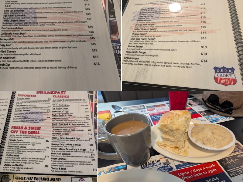 J's Hideaway tehachapi Menu