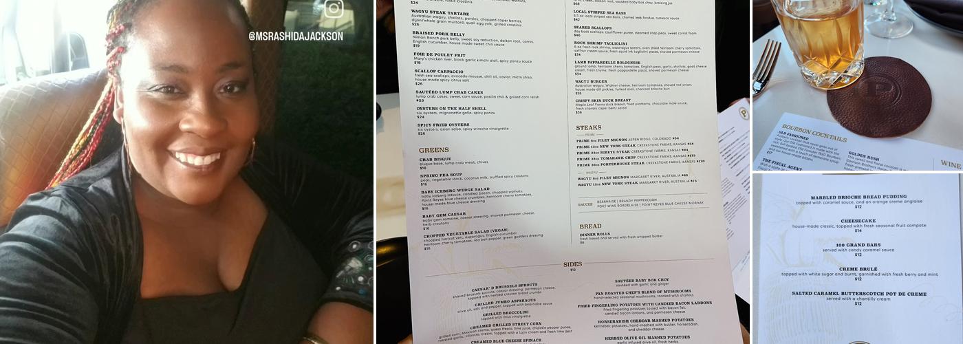 Porterhouse Bourbon & Bones Menu