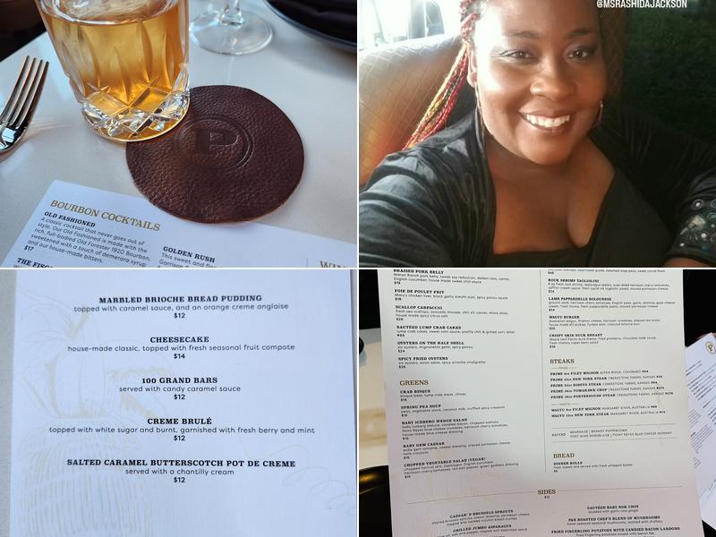 Porterhouse Bourbon & Bones Menu