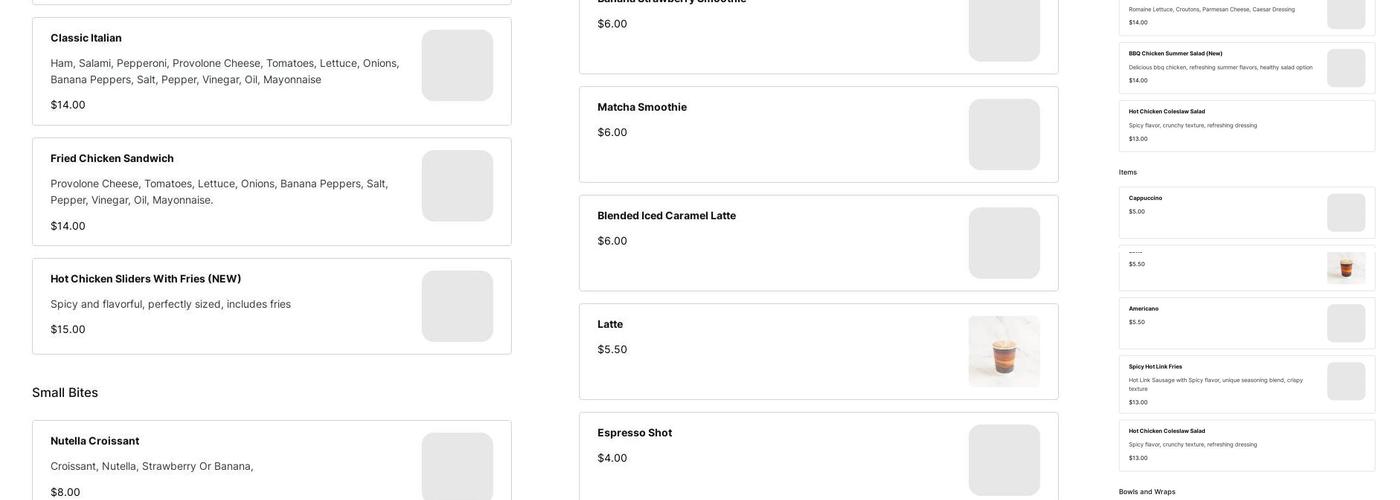 Tic Tac Toe Pizza Menu