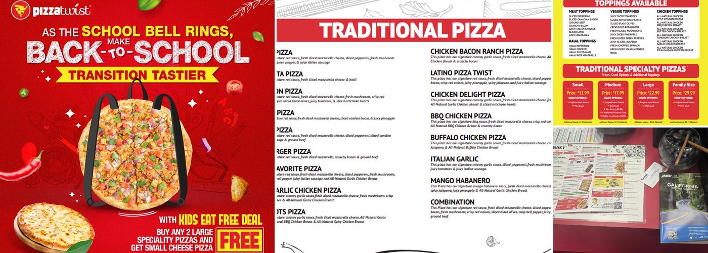 Pizza Twist - Berkeley, CA Menu