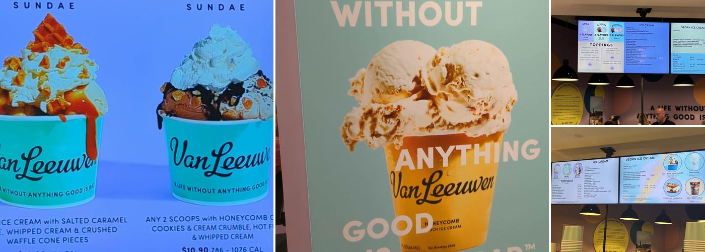 Van Leeuwen Ice Cream Menu