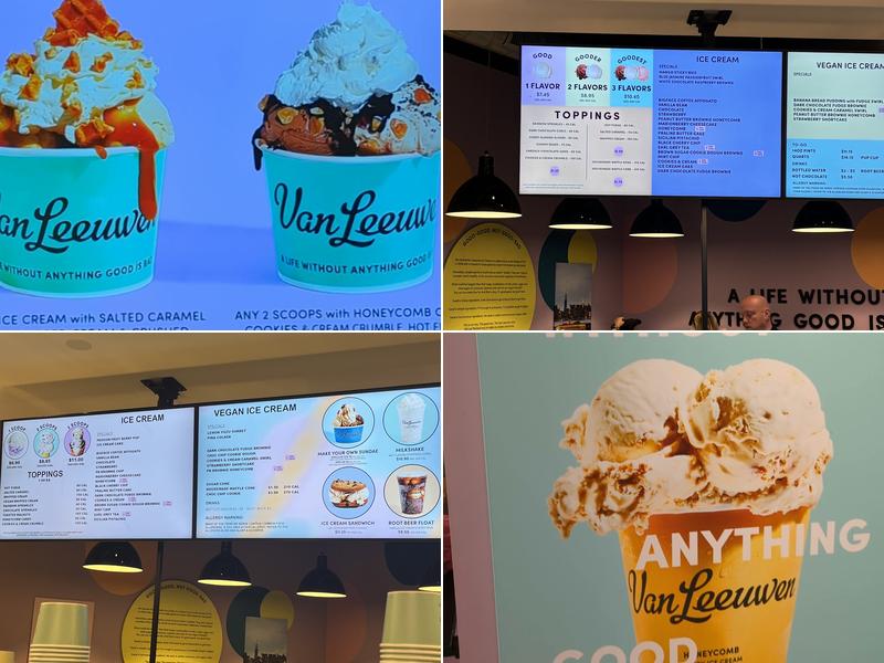 Van Leeuwen Ice Cream Menu