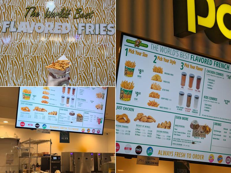 Potato corner Menu