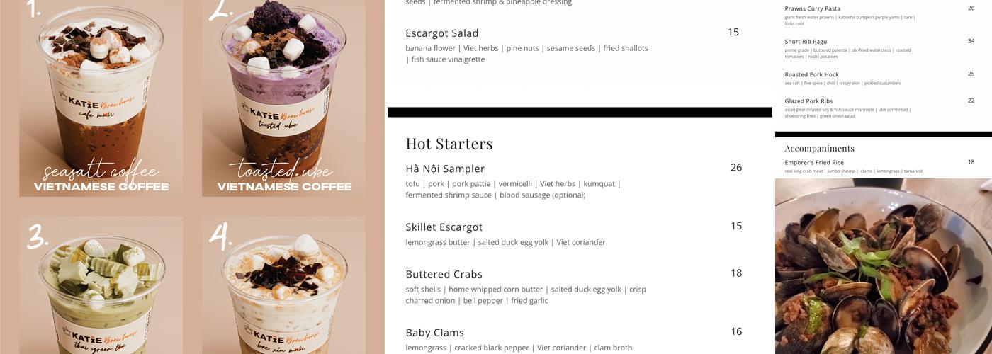 BOK Kitchen + Pub Menu