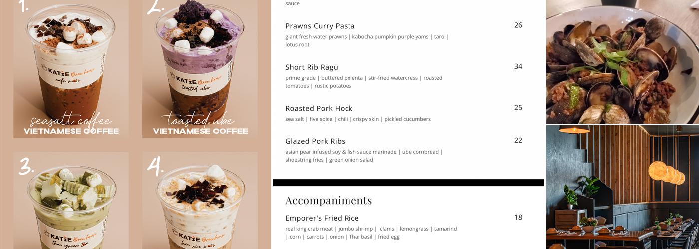 BOK Kitchen + Pub Menu