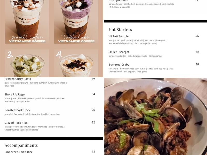 BOK Kitchen + Pub Menu