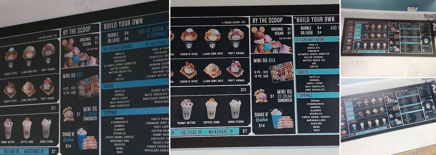 The Dolly Llama Menu