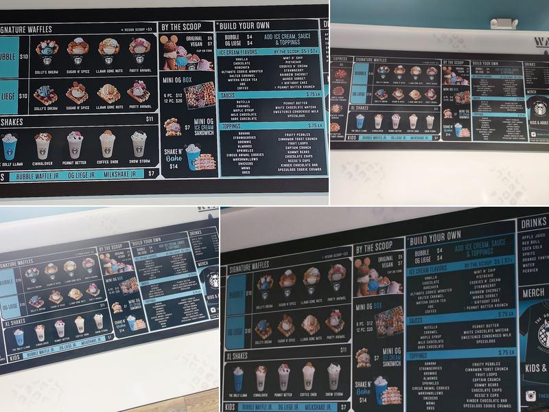 The Dolly Llama Menu