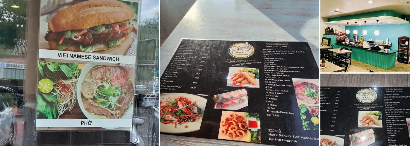 Pho Basil Menu