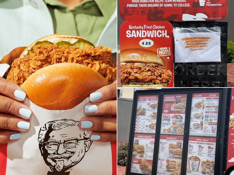 KFC Menu