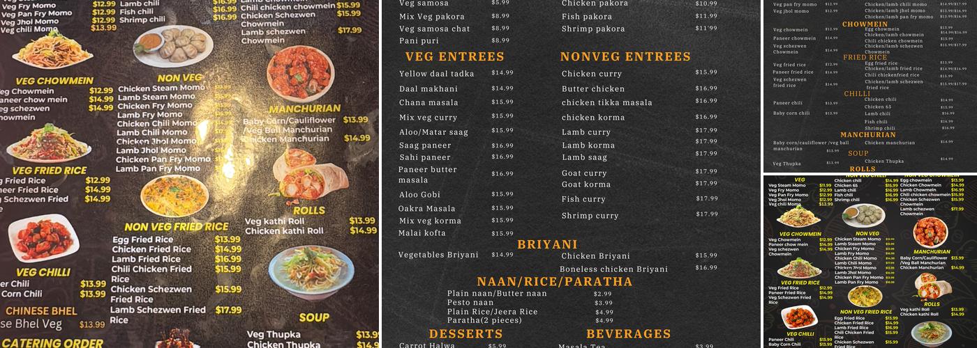 Everest Chilli Pepper Menu