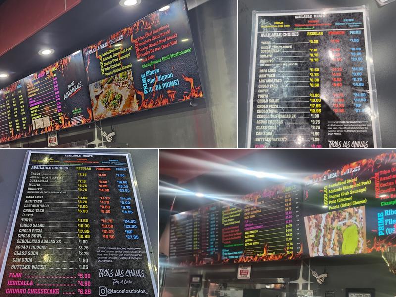 Tacos Los Cholos Hp Menu