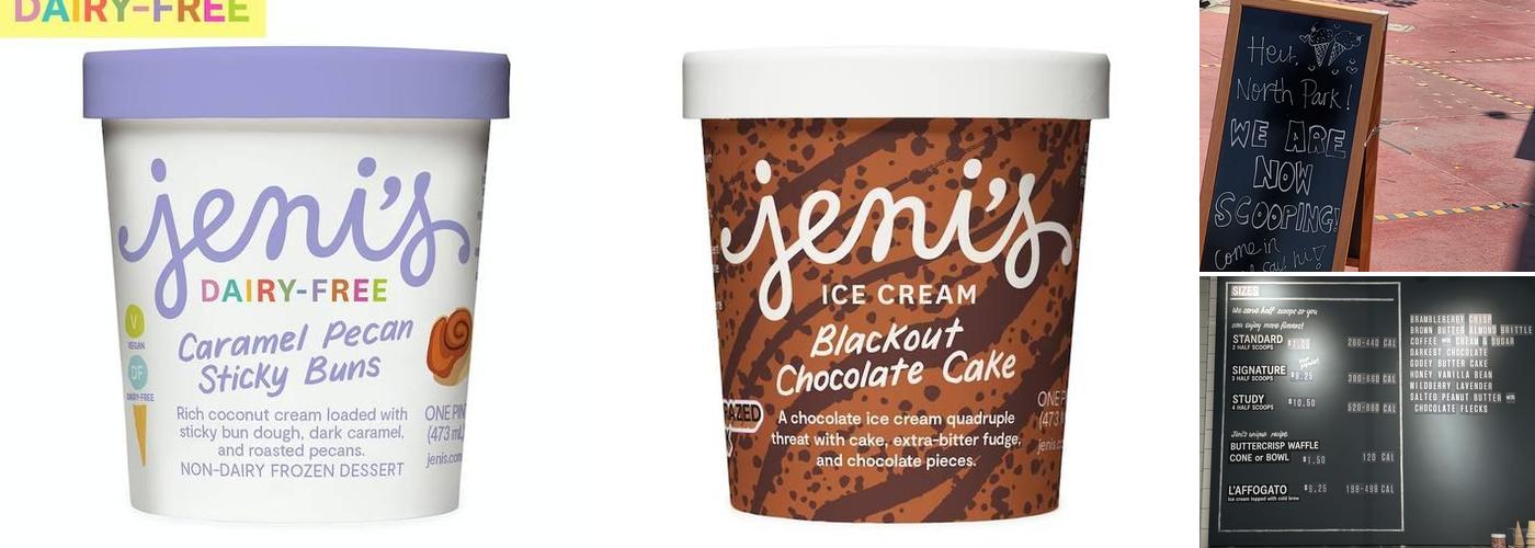Jeni's Splendid Ice Creams Menu