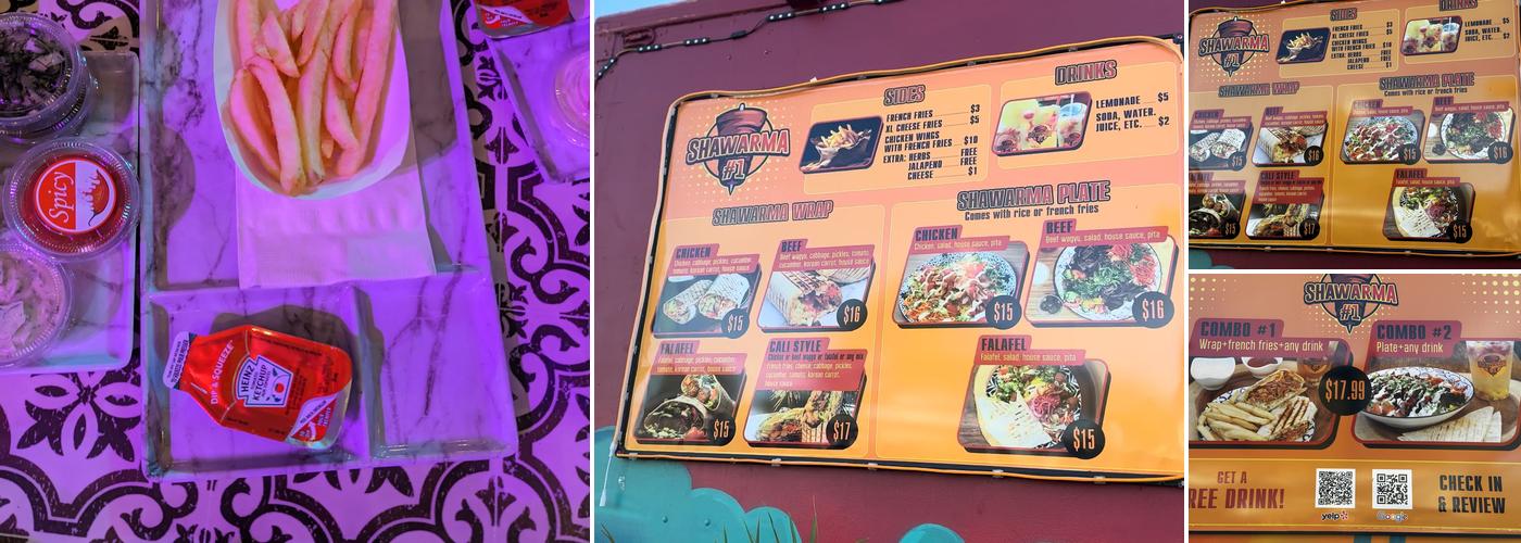 Shawarma #1 Menu