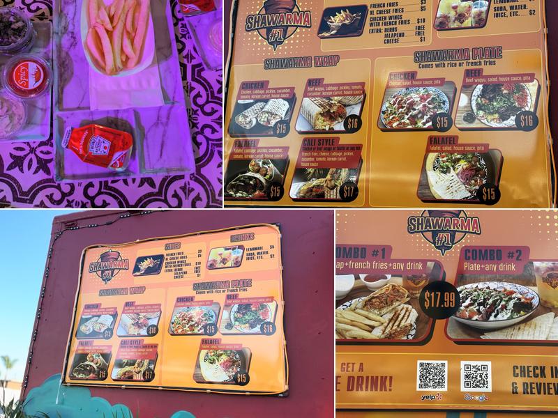 Shawarma #1 Menu