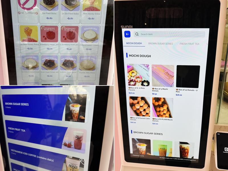 Bober Tea & Coffee Menu