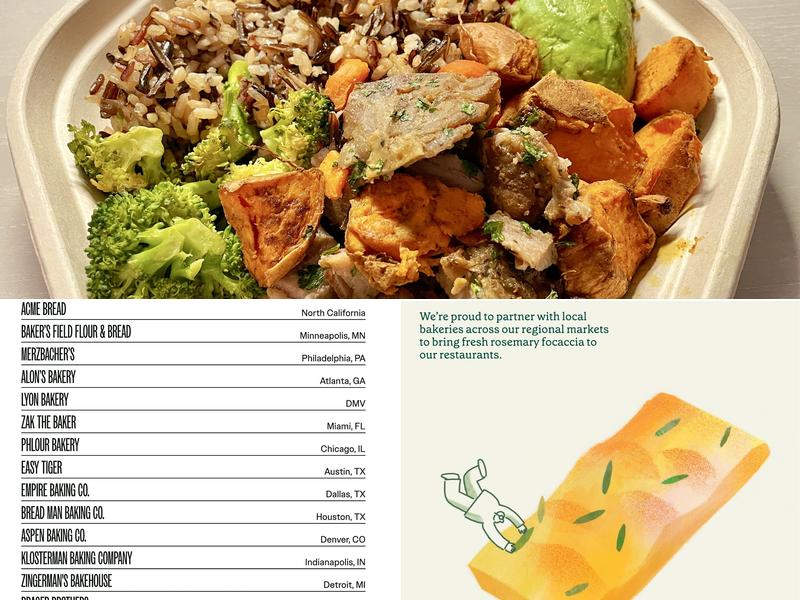 sweetgreen Menu