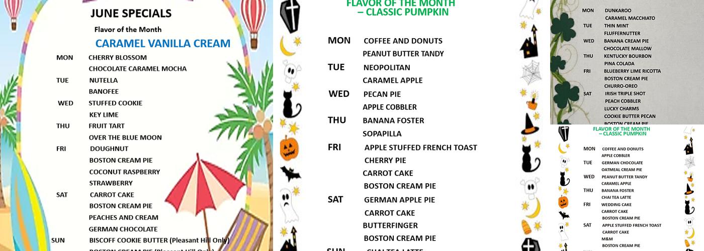 Batter ‘N Icing Menu