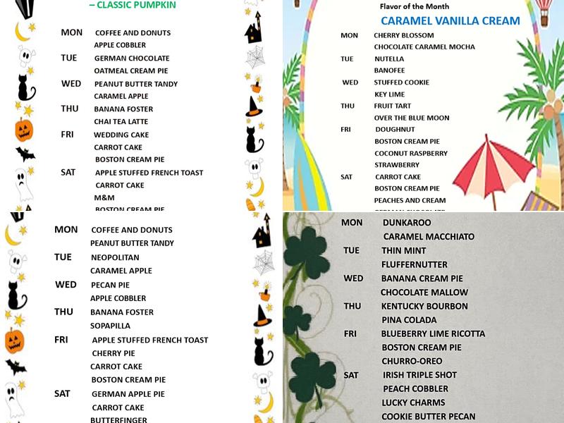 Batter ‘N Icing Menu