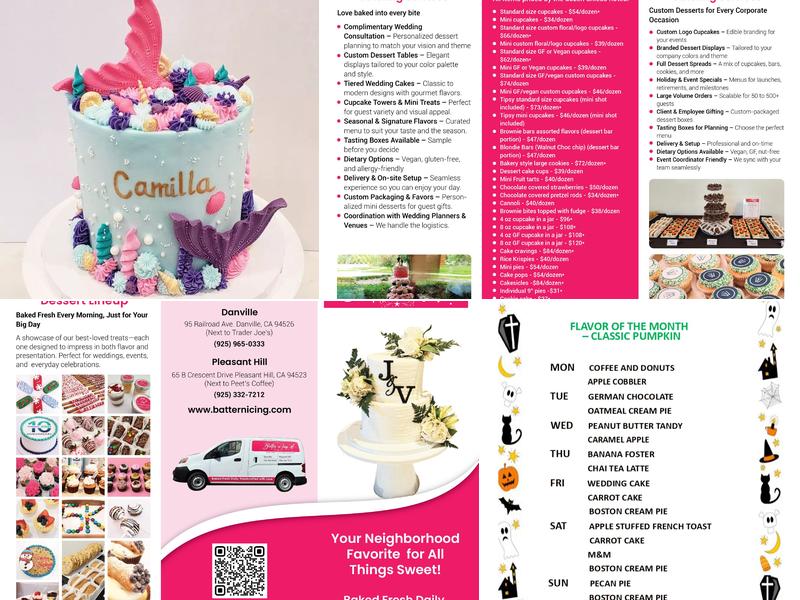 Batter ‘N Icing Menu
