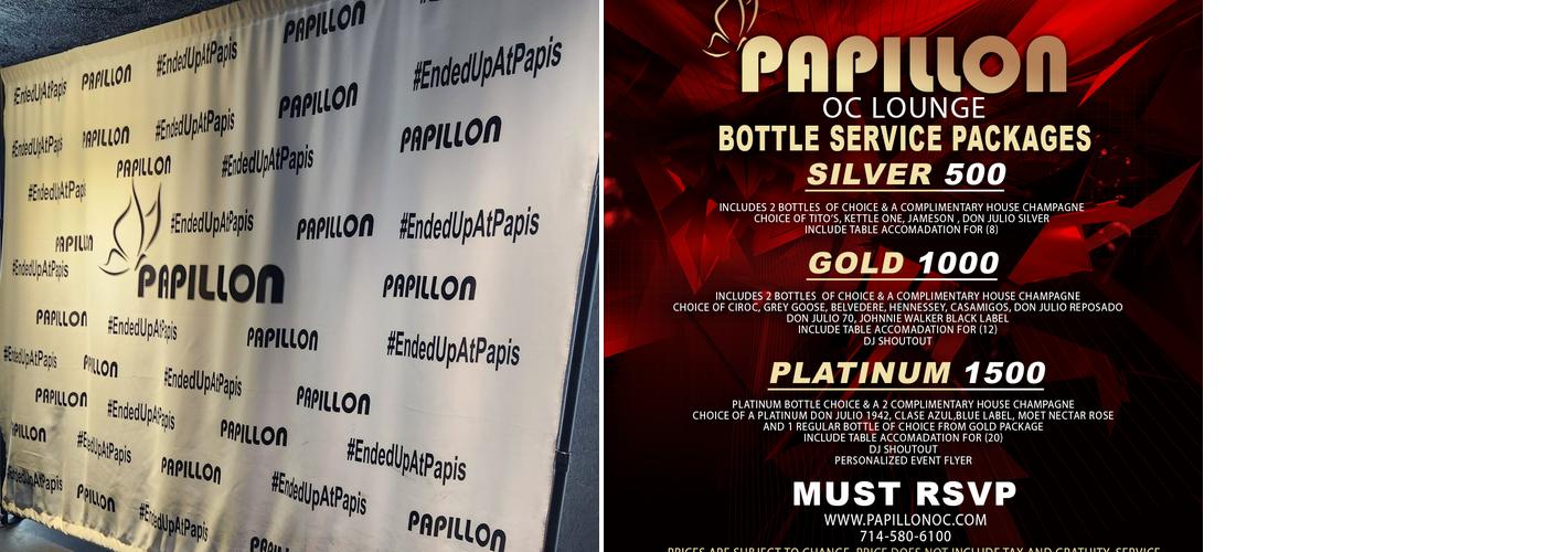 Papillon Menu