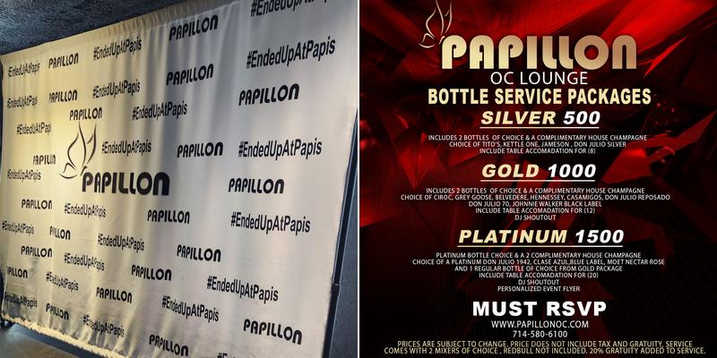 Papillon Menu