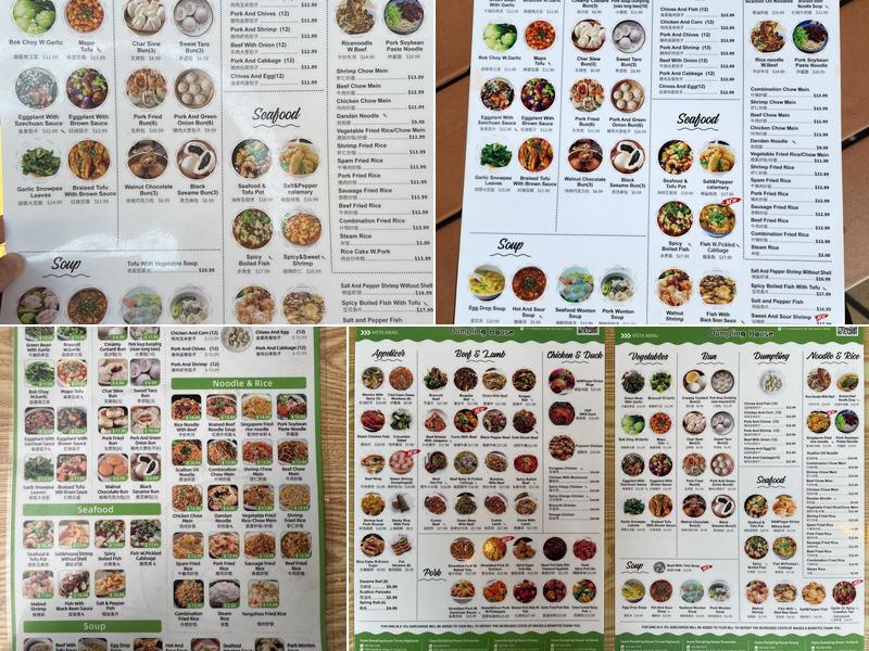 Joyee Dumpling House-Vista Menu