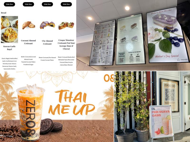 ZERO& SF Fillmore Menu