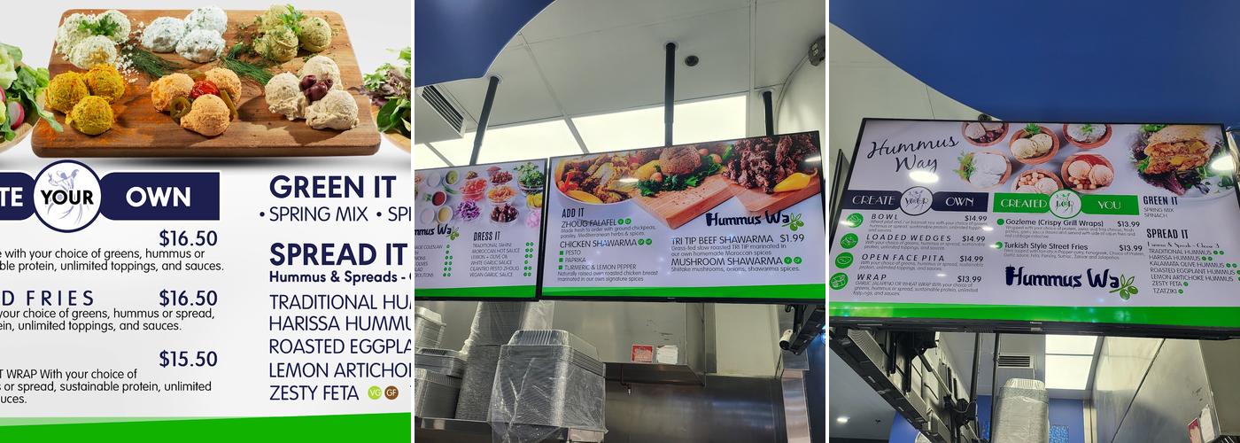 Hummus Way - Santa Ana Menu