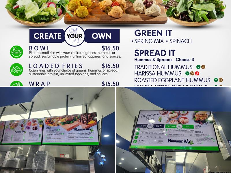 Hummus Way - Santa Ana Menu